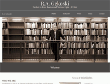 Tablet Screenshot of gekoski.com